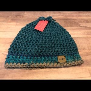 Adult messy bun/ ponytail beanie